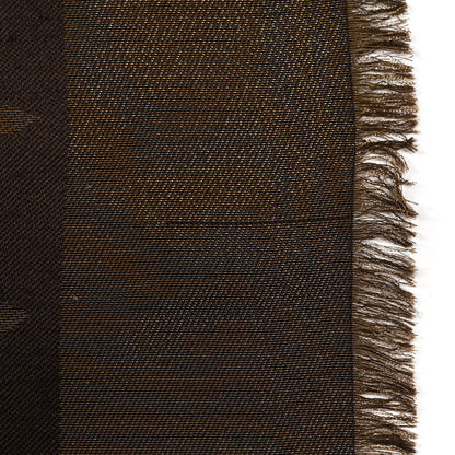 Louis Vuitton Silk Wool So Shine Monogram Shawl Gold 3 of 5