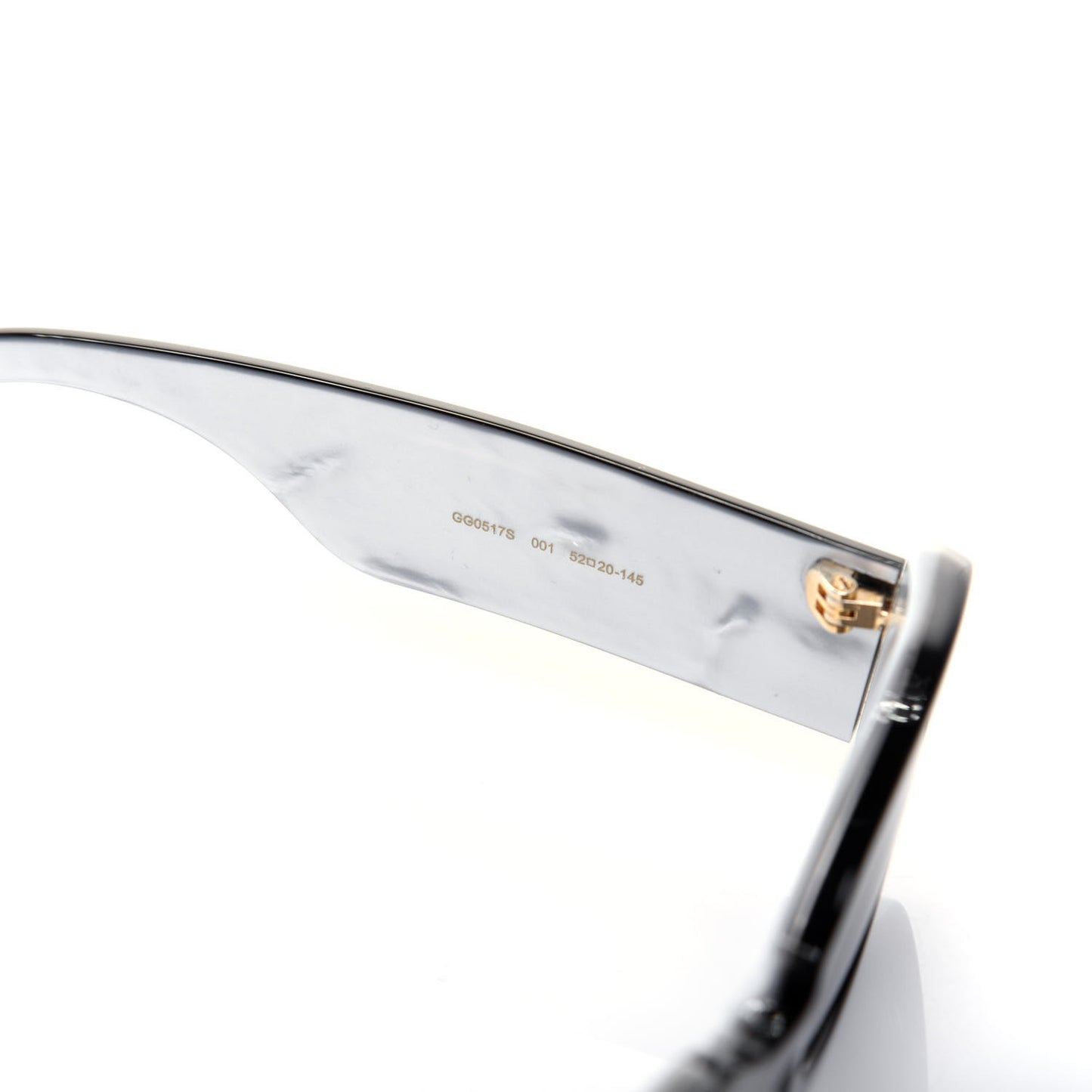 Acetate Oval Sunglasses GG0517S Black