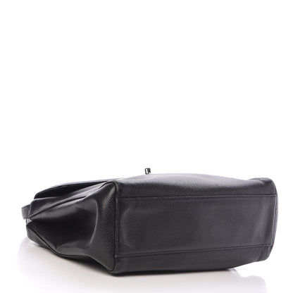 Chanel Caviar Flap Shoulder Bag Black 4 of 17