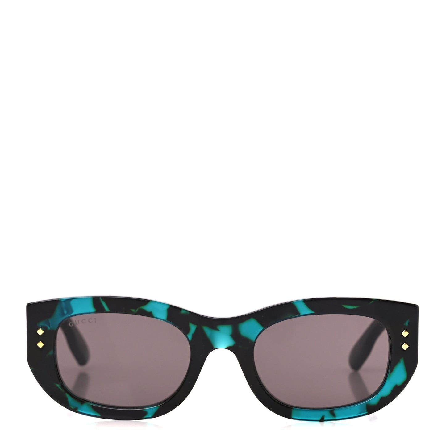 Acetate Rectangle Frame Sunglasses GG1215S Blue