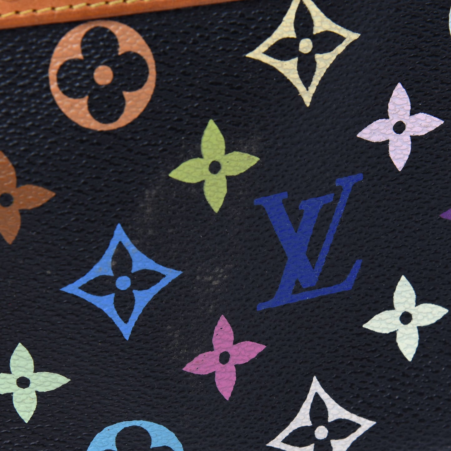 Monogram Multicolor Pochette Accessories Black