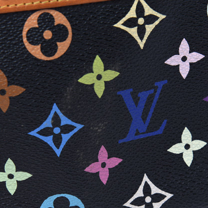 Louis Vuitton Monogram Multicolor Pochette Accessories Black 6 of 11