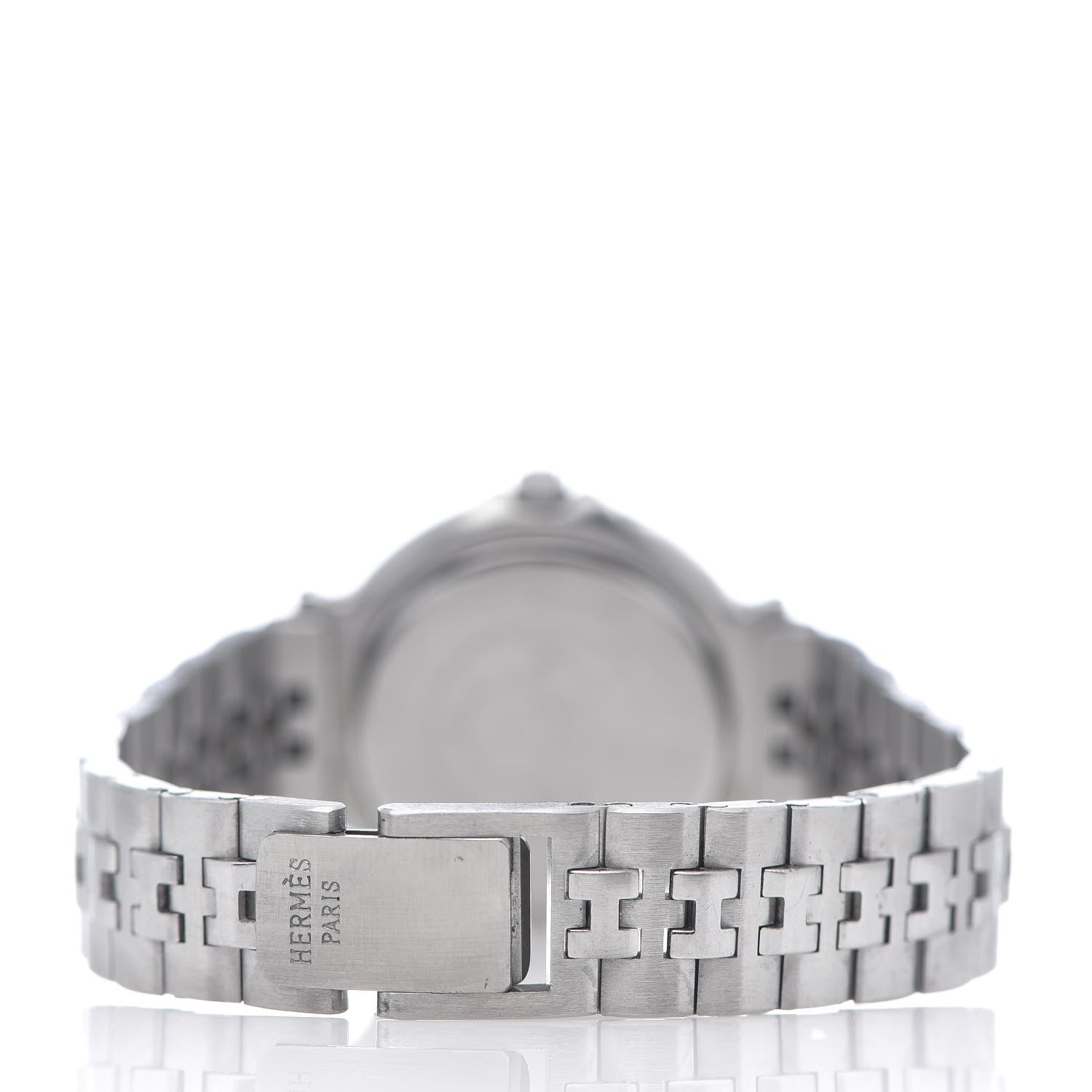 Hermes Stainless Steel 32mm Clipper Quartz Watch Gold 3 of 5