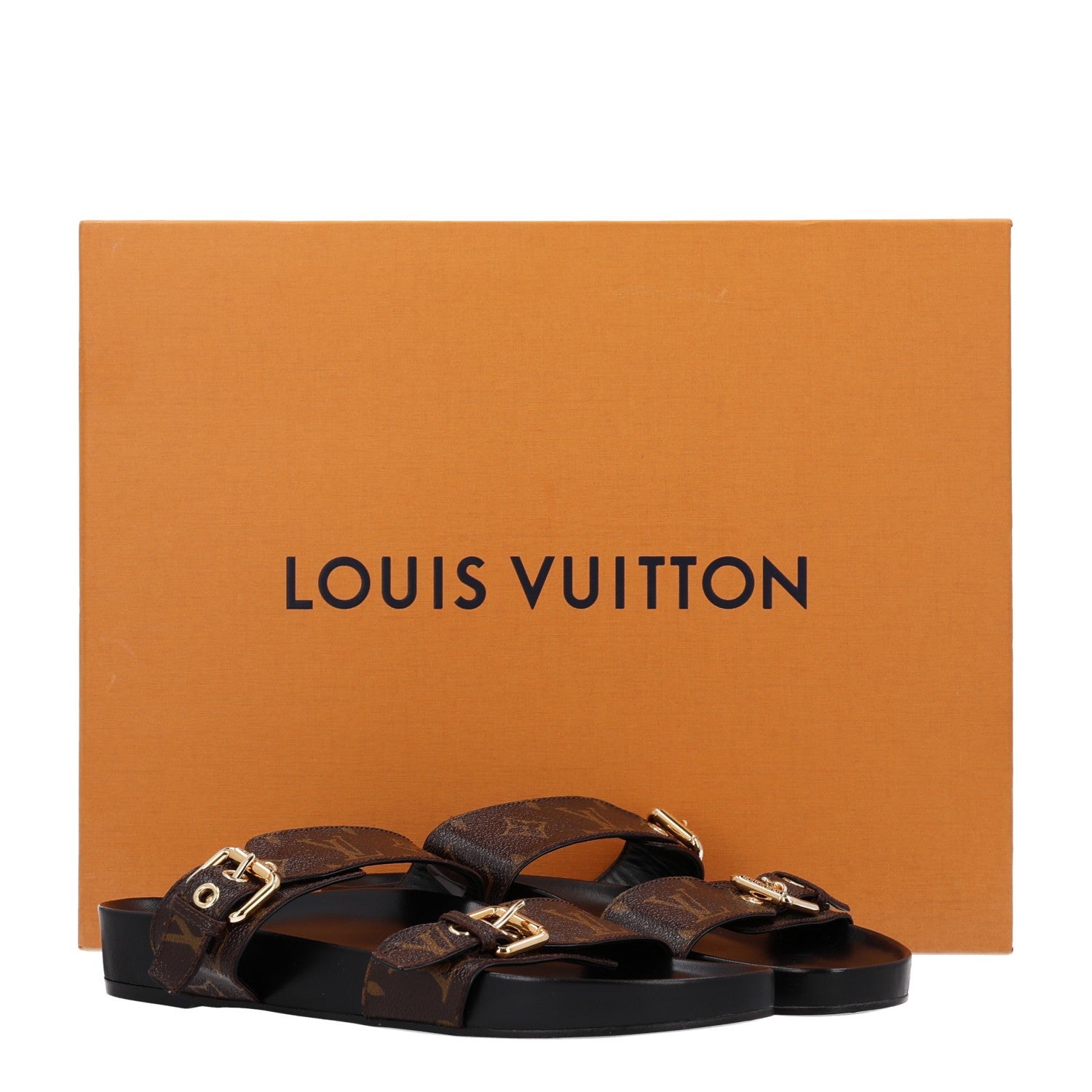 Louis Vuitton Monogram Bom Dia Mule Sandals 40 Black 11 of 11