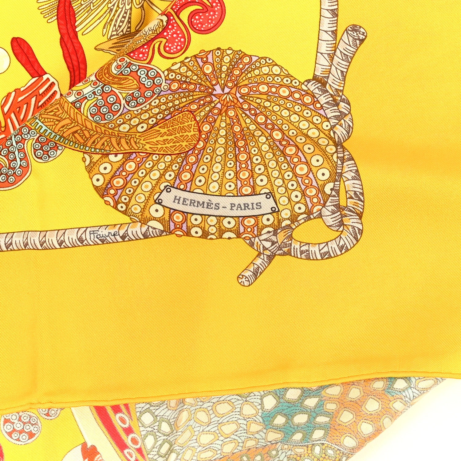 Hermes Silk Grands Fonds Scarf 90 1978589 – FASHIONPHILE