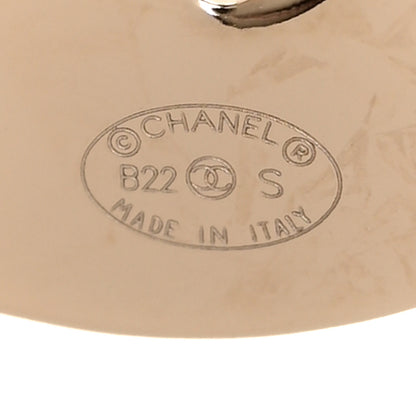Chanel Crystal CC Brooch Gold Silver 4 of 4