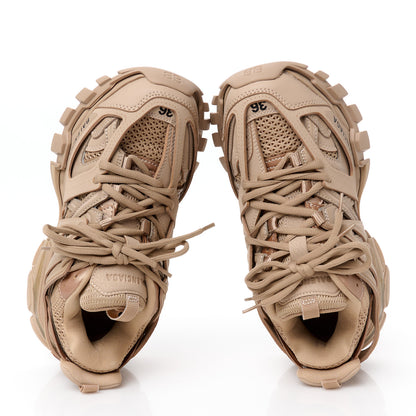 Balenciaga Mesh Rubber Uni-Matte Full Color Womens Track Sneakers 36 Full Beige 2 of 10