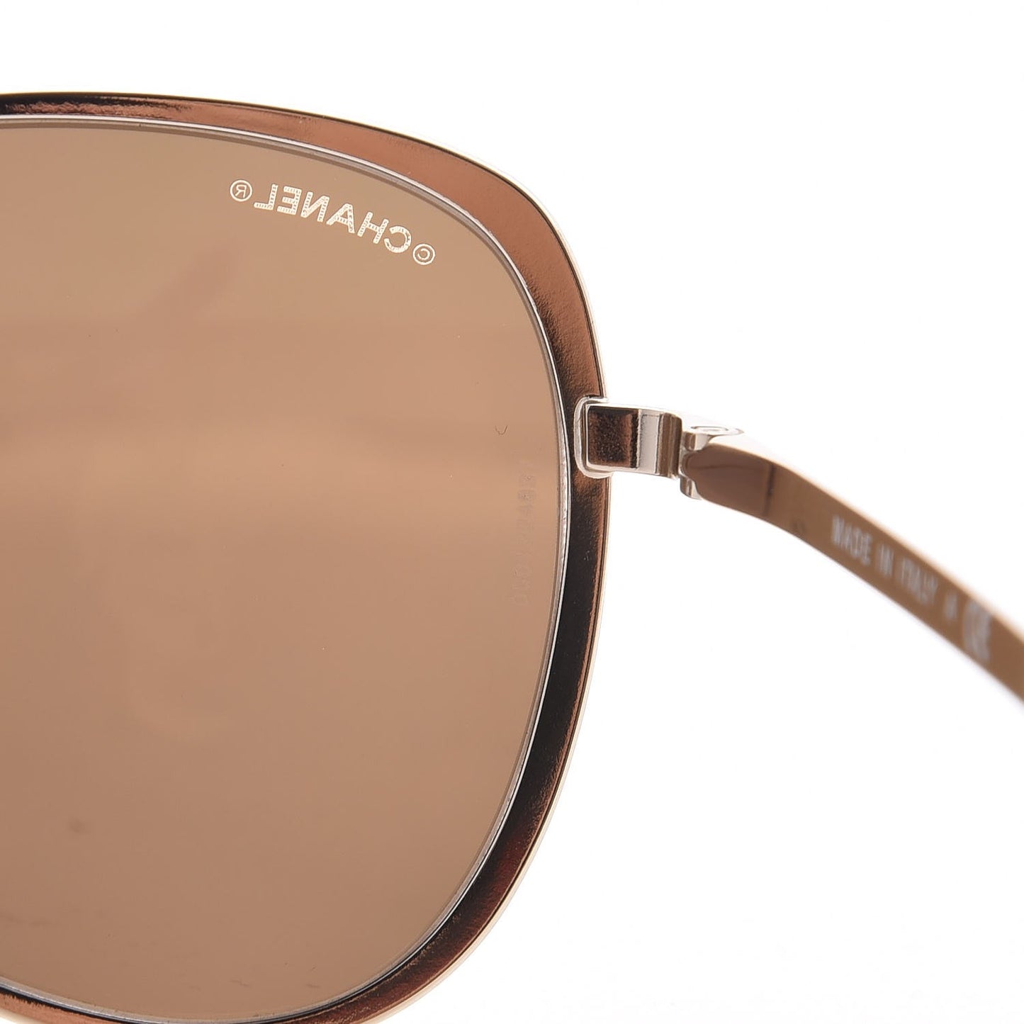 Metal Mirrored Pilot Summer Sunglasses 4223 Gold