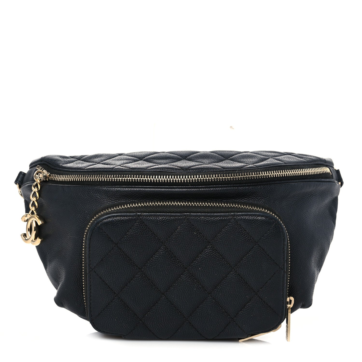 Chanel Caviar Quilted Business Affinity Waist Belt Bag Black 1 of 9