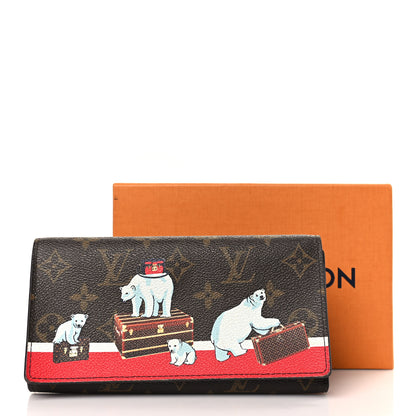 Louis Vuitton Monogram 2017 Christmas Animation Sarah Wallet 7 of 7