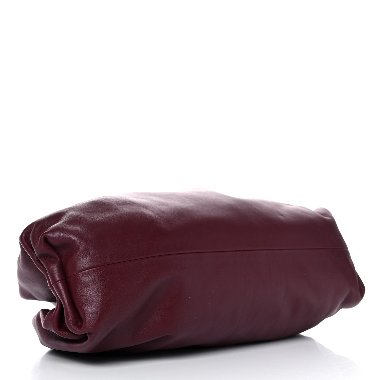 Bottega Veneta Smooth Butter Calf The Pouch Oversized Clutch Bordeaux 4 of 9