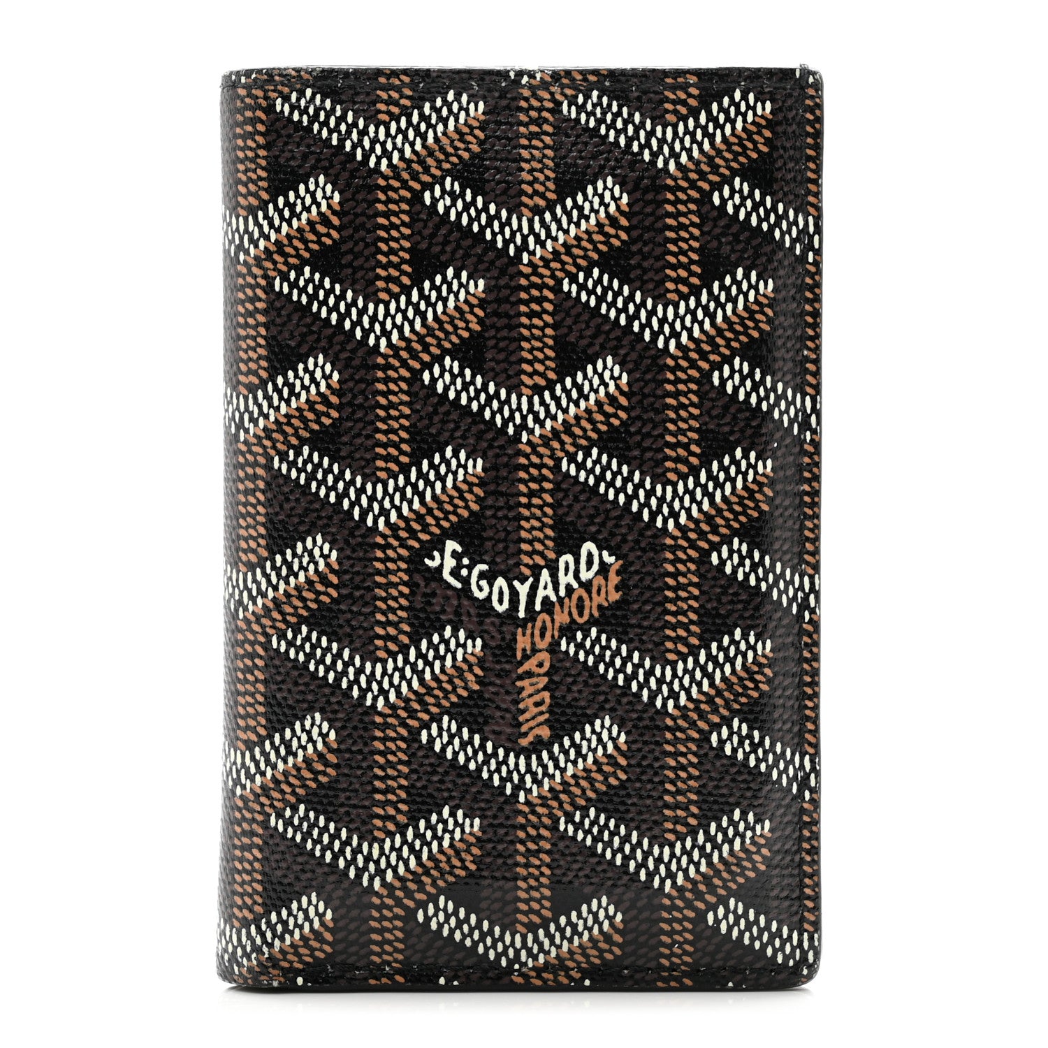 Goyard Goyardine Saint Pierre Card Holder Black 1 of 8