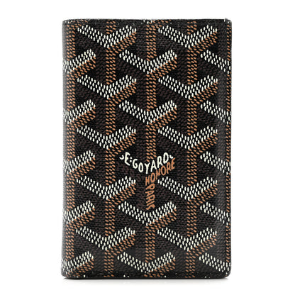 Goyard Goyardine Saint Pierre Card Holder Black 1 of 8