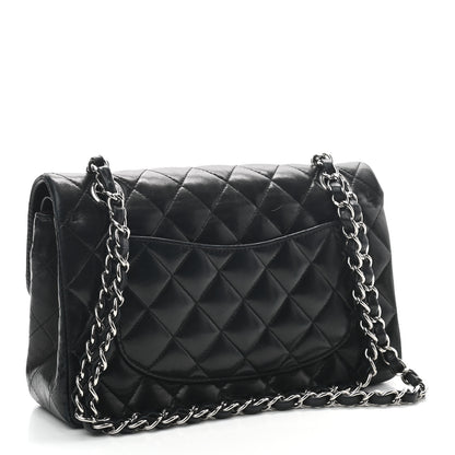 Chanel Lambskin Quilted Small Double Flap Black 3 of 10