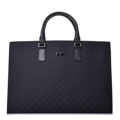 Gucci Nylon Monogram Executive Bag Black 1 of 9