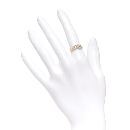 Van Cleef & Arpels 18K Yellow Gold Diamond Butterfly Ring 49 4.75 2 of 6