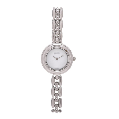 Gucci Stainless Steel 26mm Rice Link Interchangeable Bezel Quartz Watch 1 of 7