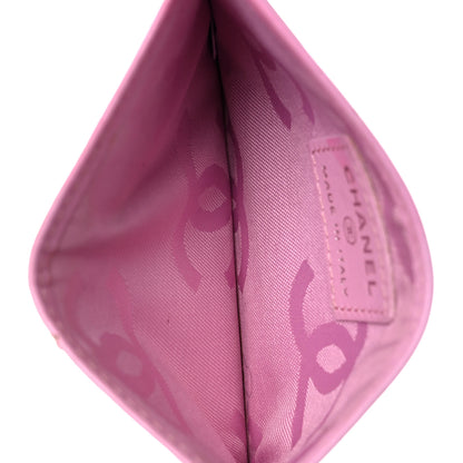 Chanel Calfskin Quilted Cambon Card Holder Pink Black 5 of 16