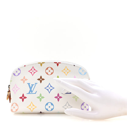 Louis Vuitton LV x TM Monogram Multicolor Cosmetic Pouch PM White 2 of 6