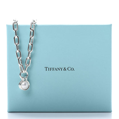Tiffany Sterling Silver Pearl HardWear Link Bracelet 6 of 6