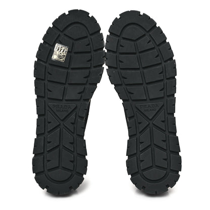 Prada Paillettes Triangle Logo Double Wheel 50mm Sneakers 39 Black 6 of 10