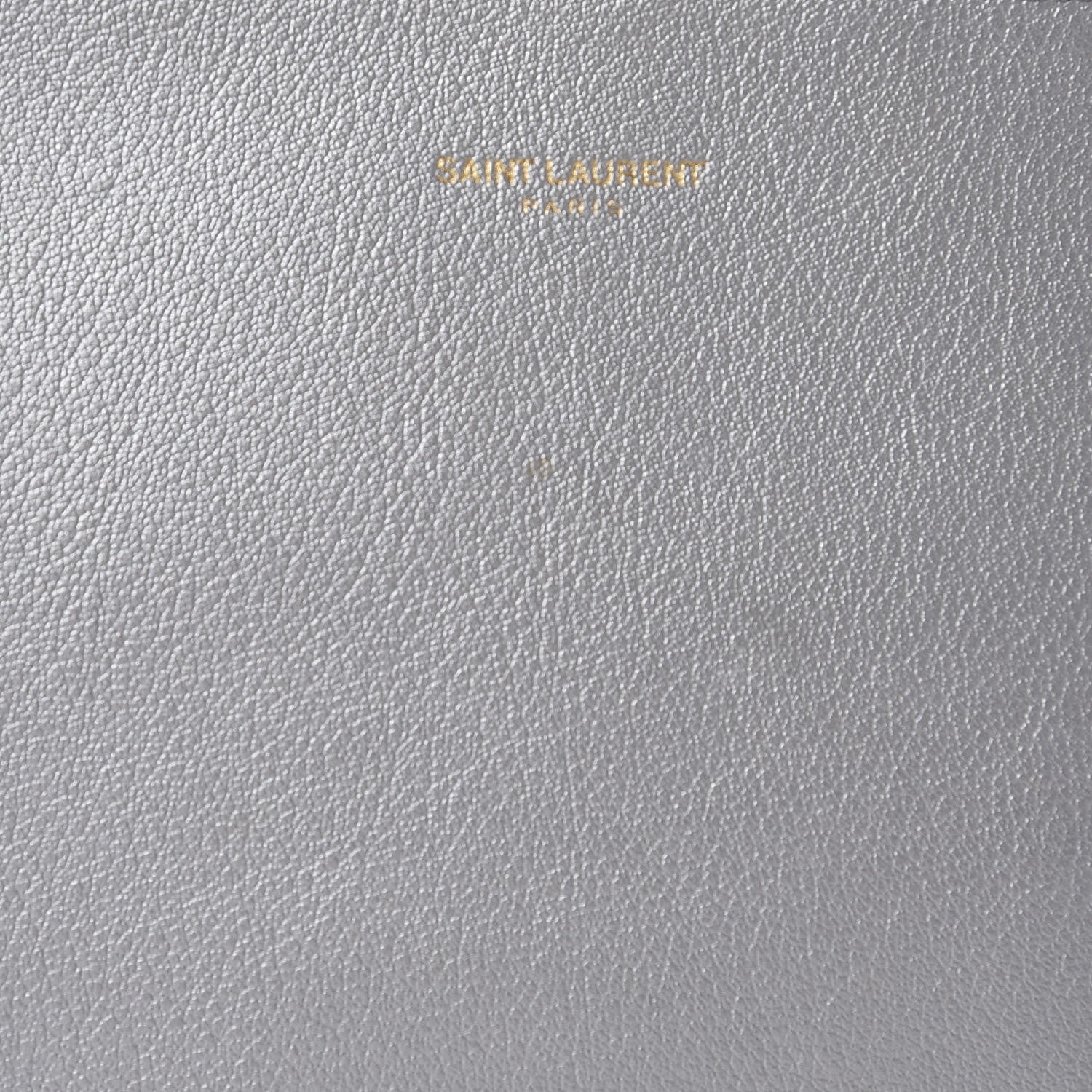 Saint Laurent Metallic Calfskin Large Shopping Tote 20 of 21