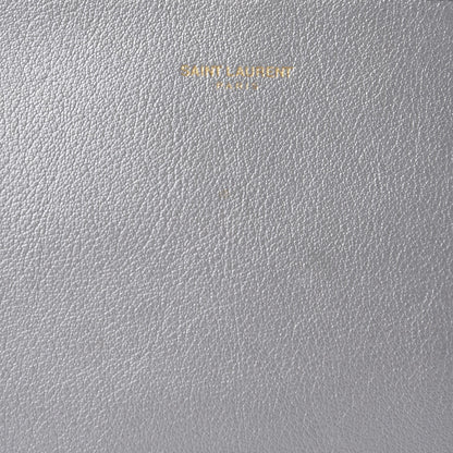 Saint Laurent Metallic Calfskin Large Shopping Tote 20 of 21