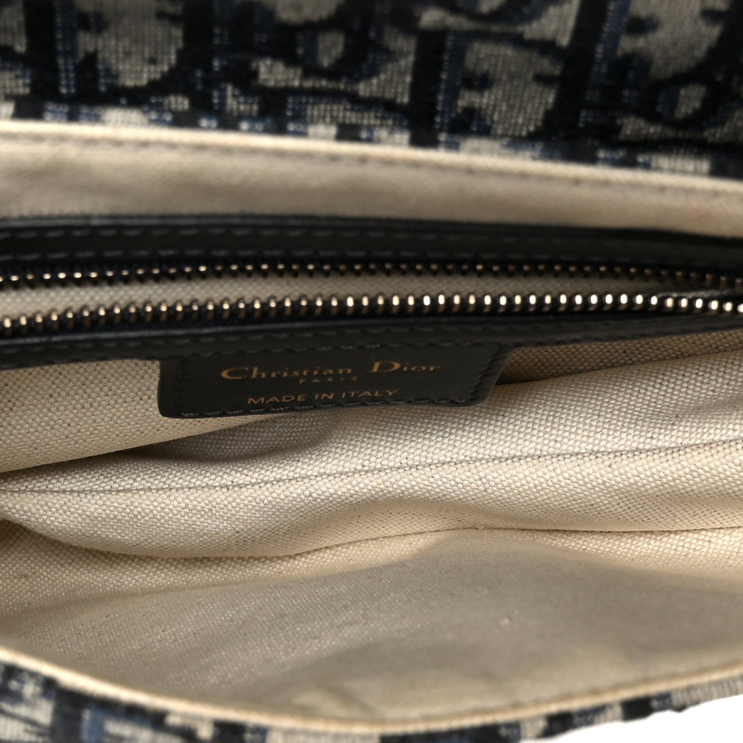 Oblique Saddle Bag Blue
