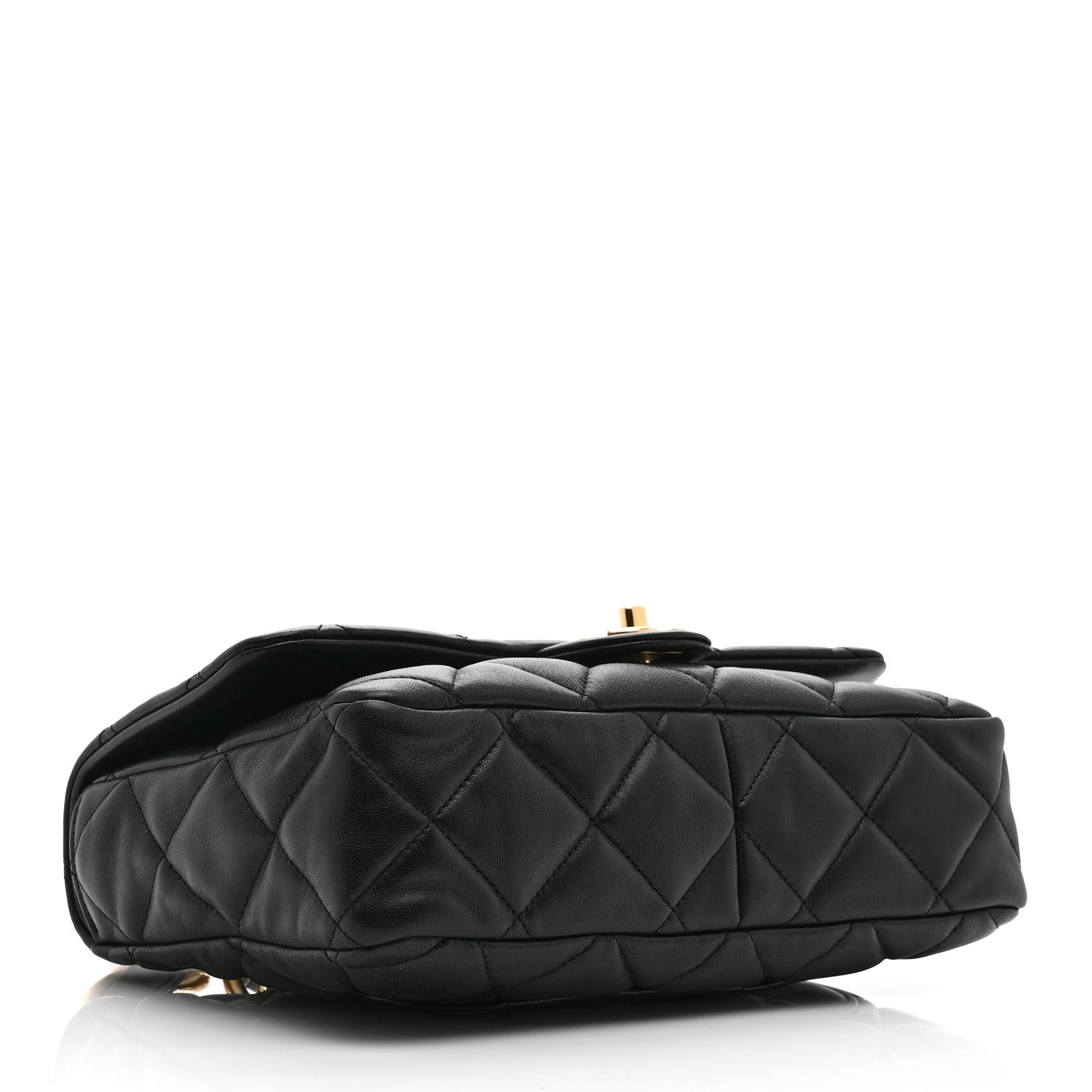 Chanel Lambskin Quilted Large CC Funky Town Flap Black 4 of 10