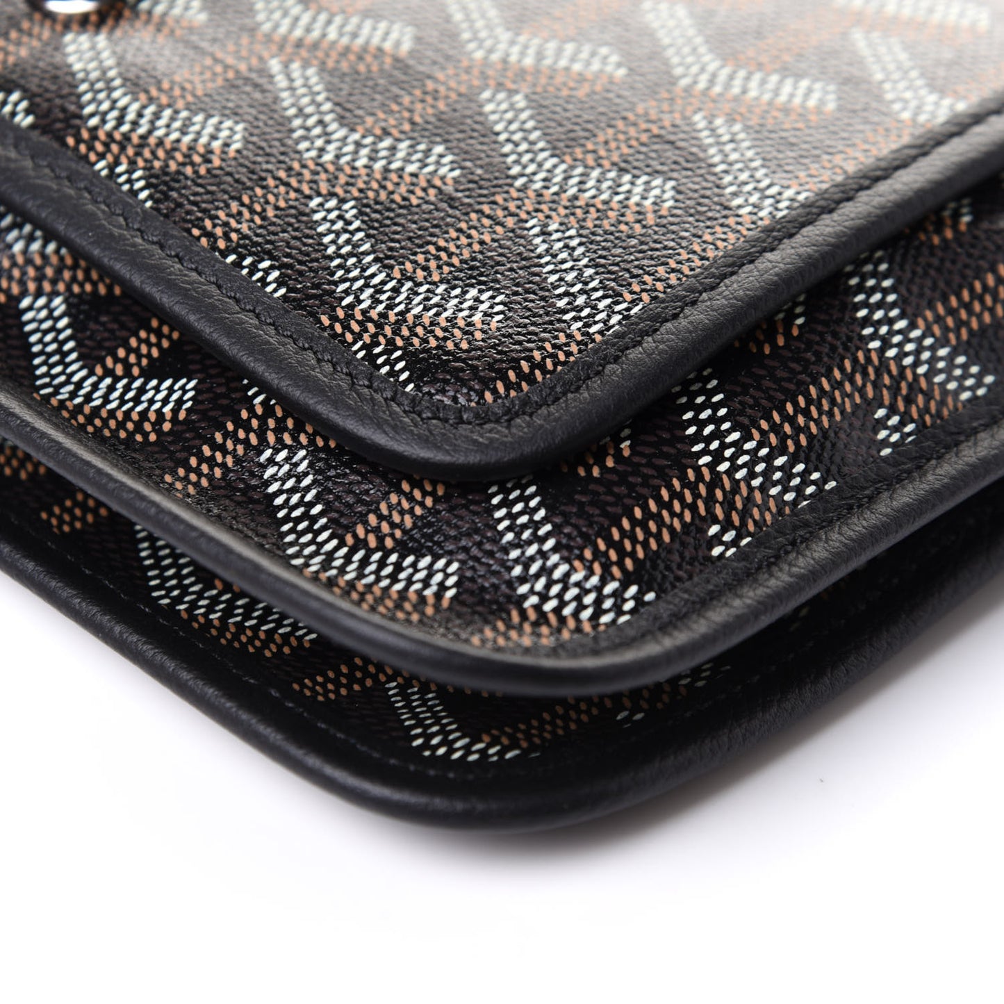Goyardine Plumet Wallet Clutch Black