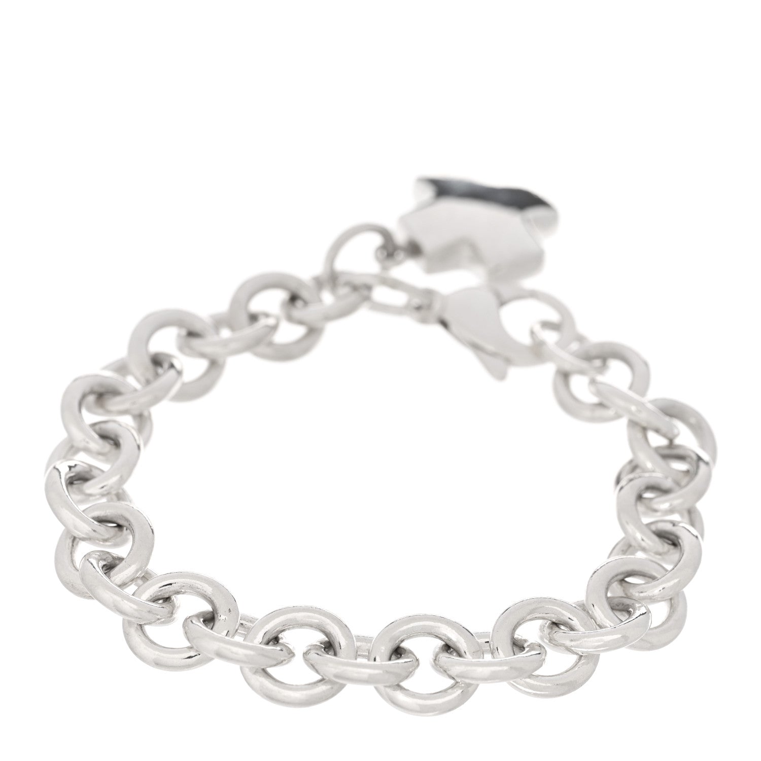 Tiffany Sterling Silver Cross Charm Bracelet 2 of 3