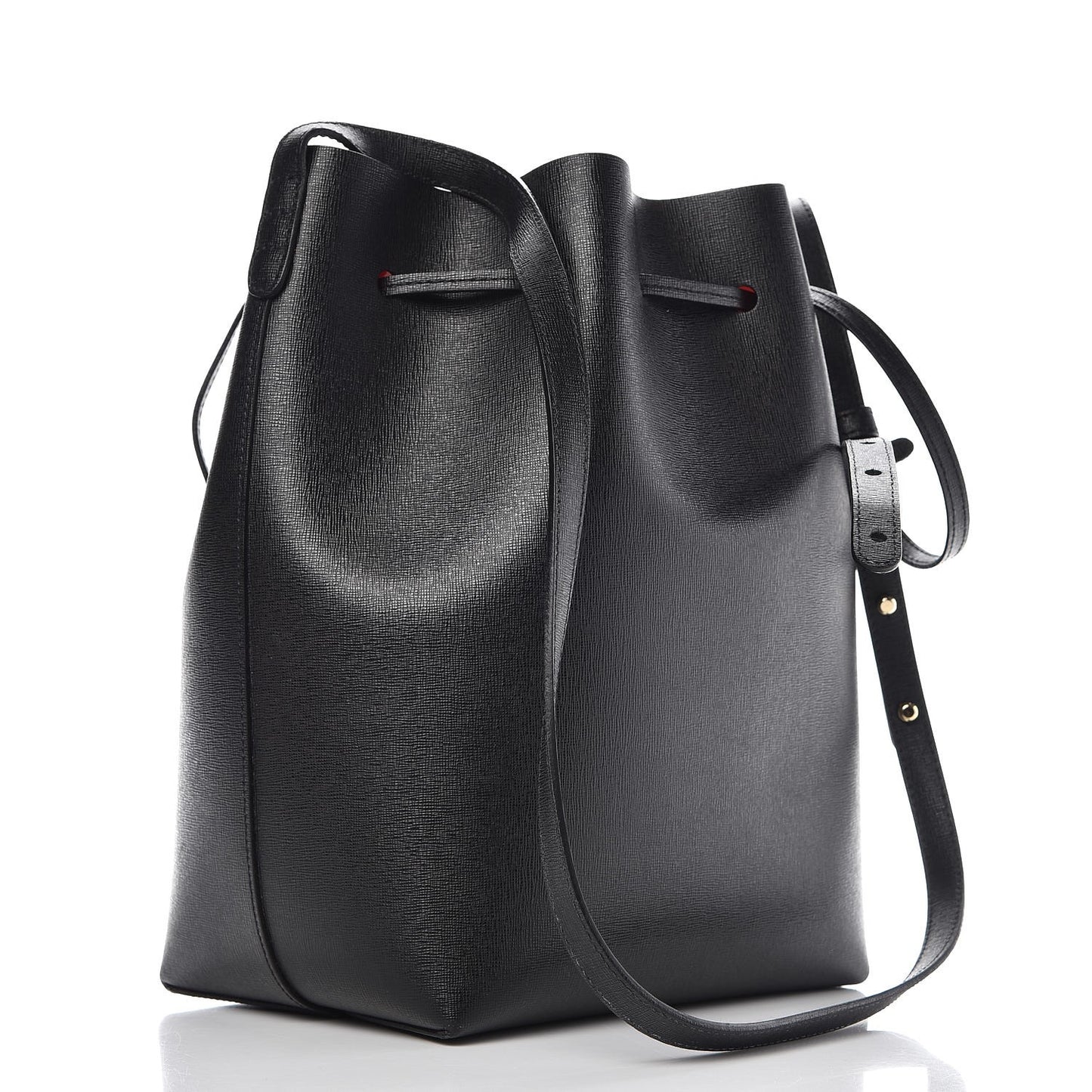 Saffiano Bucket Bag Black Flamma