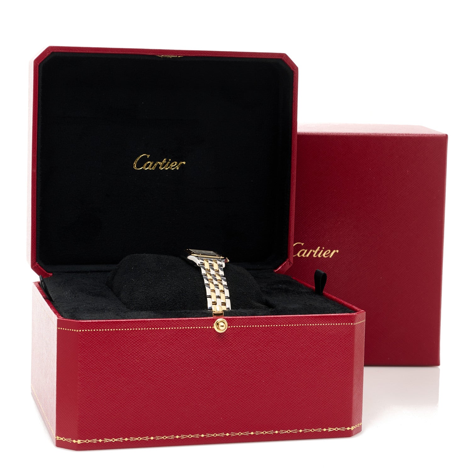 Cartier Stainless Steel 18K Yellow Gold 22mm Panthere Quartz Watch 9 of 10