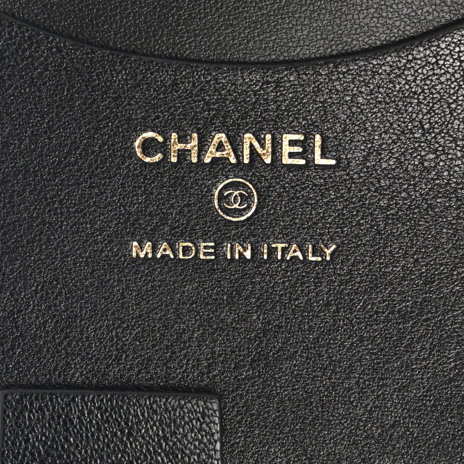 Chanel Lambskin Quilted Chanel 19 Luggage Tag Black 4 of 7