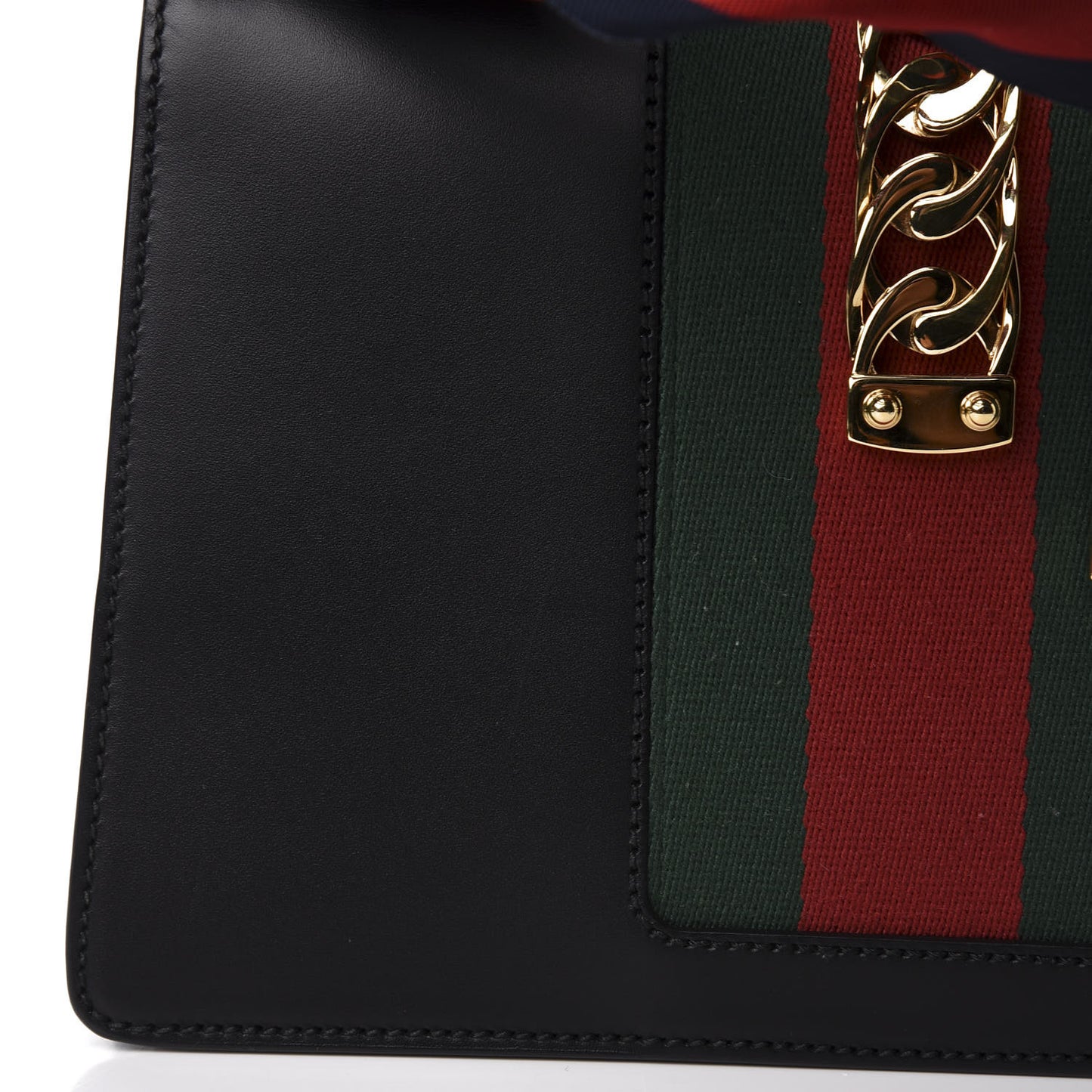 Calfskin Small Sylvie Shoulder Bag Black