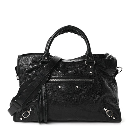 Balenciaga Agneau Classic Silver Hardware City Black 1 of 12
