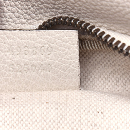 Gucci Grained Calfskin Logo Belt Bag White 7 of 12