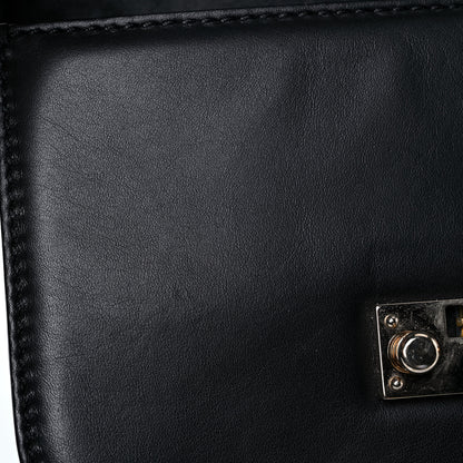 Valentino Garavani Vitello Small Glam Lock Rockstud Flap Black 14 of 18