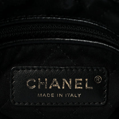 Chanel Shiny Calfskin Quilted Chanel 22 Backpack Black 6 of 9