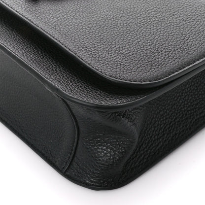 Versace Grainy Calfskin Virtus Chain Crossbody Black 12 of 12