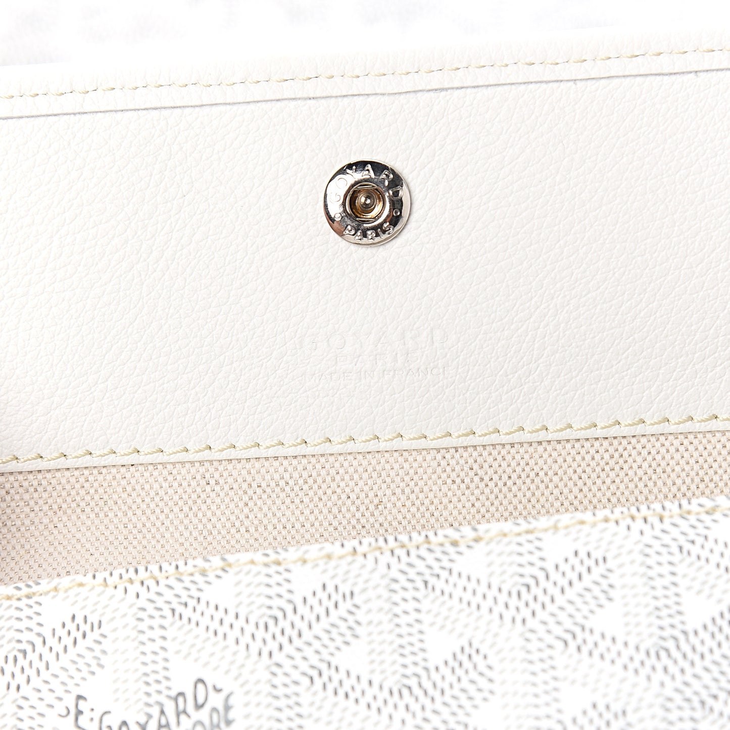 Goyardine Saint Louis PM White