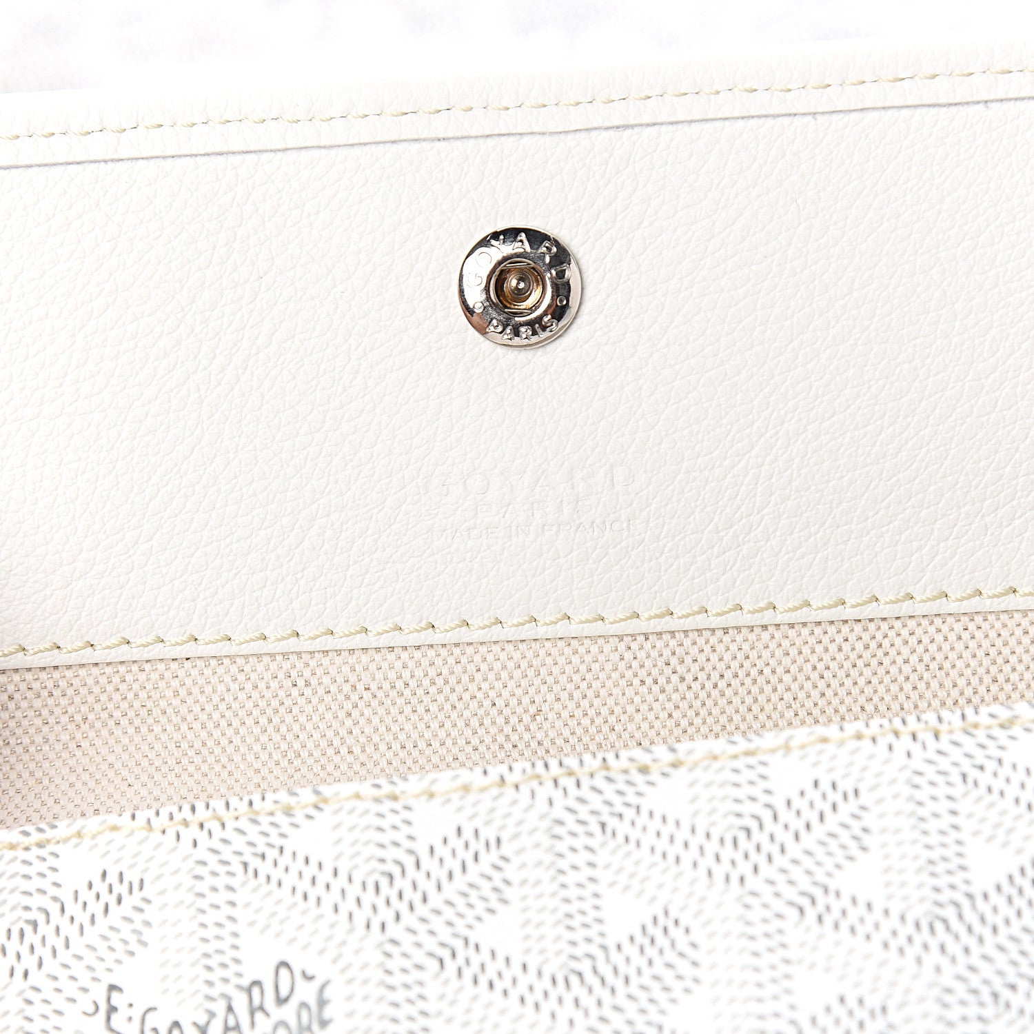 Goyard Goyardine Saint Louis PM White 6 of 10