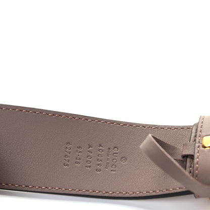 Gucci Calfskin Double G 40mm Belt 95 38 Porcelain Rose 4 of 5