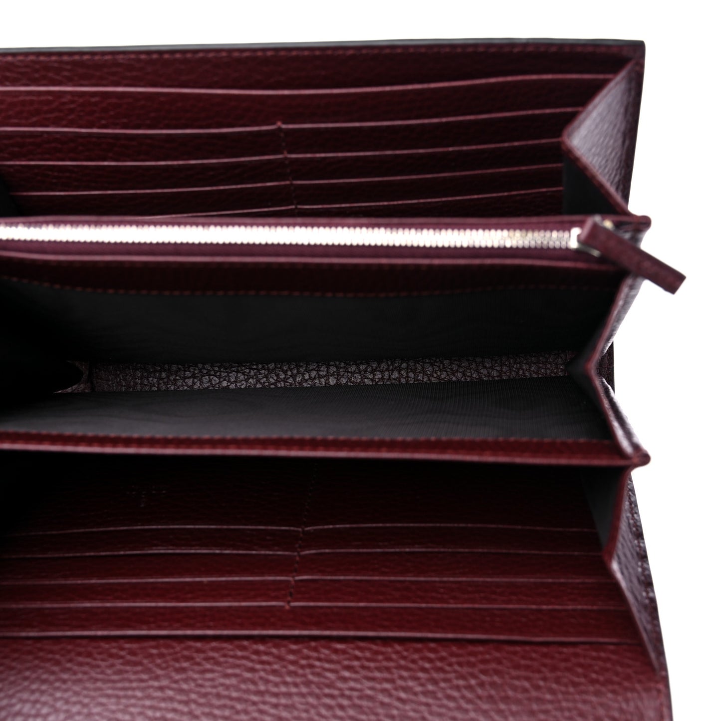 Dollar Calfskin Crystal Mini Dionysus Chain Wallet Vintage Bordeaux