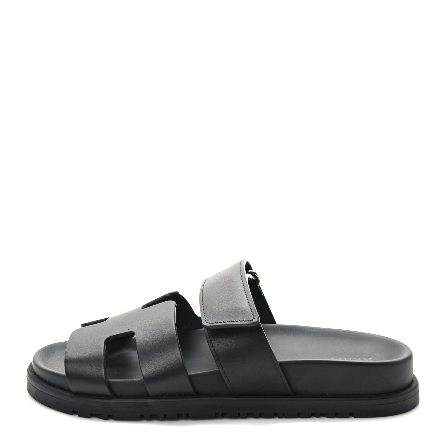 Calfskin Womens Chypre Sandals 35.5 Black