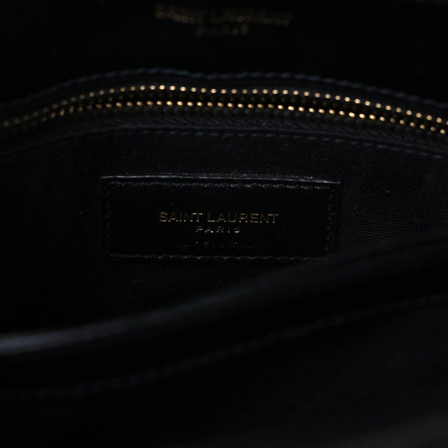 Saint Laurent Calfskin Y Quilted Monogram Toy Loulou Crossbody Bag Black 11 of 13