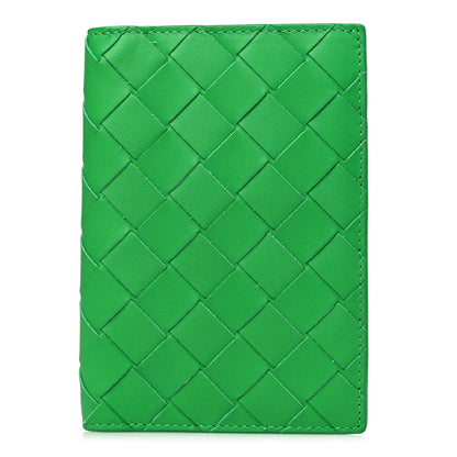Bottega Veneta Nappa Intrecciato Bi-Fold Wallet Green 1 of 8