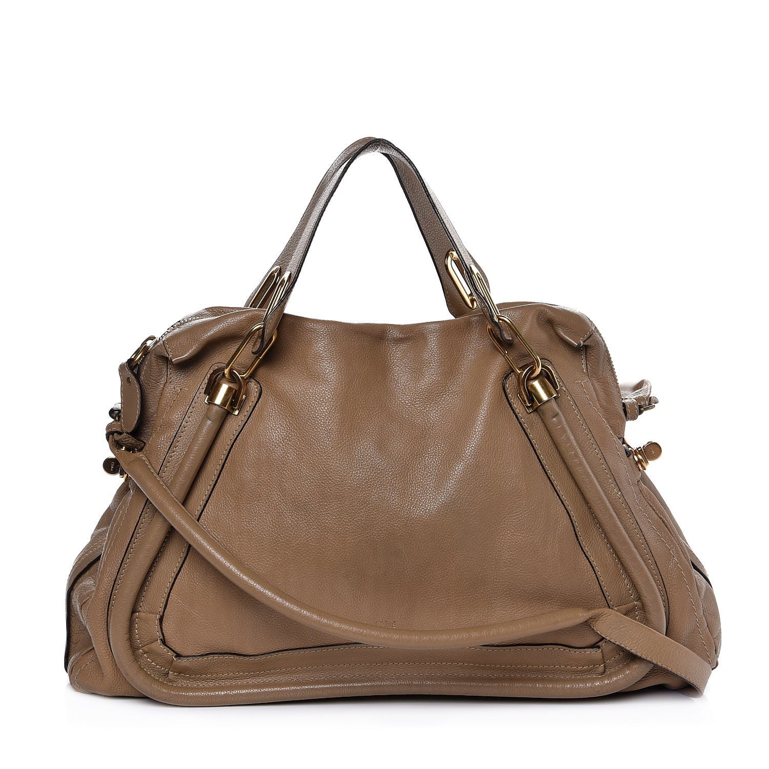 Chloe Calfskin Large Paraty Barbour Khaki 1 of 11