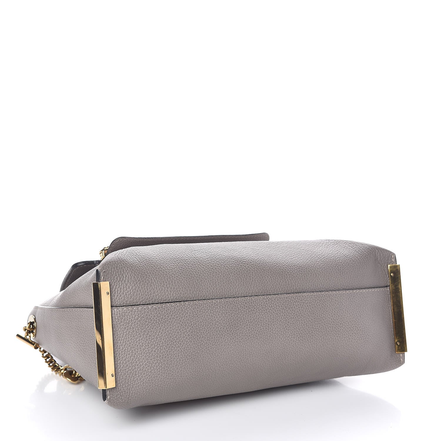 Chloe Calfskin Medium Clare Top Handle Bag Motty Grey 5 of 13