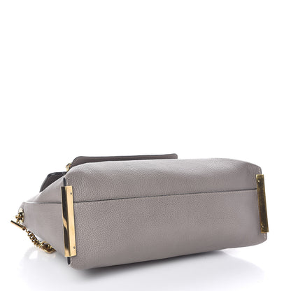 Chloe Calfskin Medium Clare Top Handle Bag Motty Grey 5 of 13